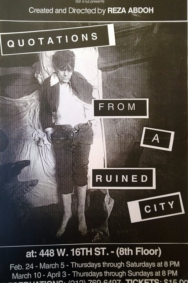 Quotations From A Ruined City