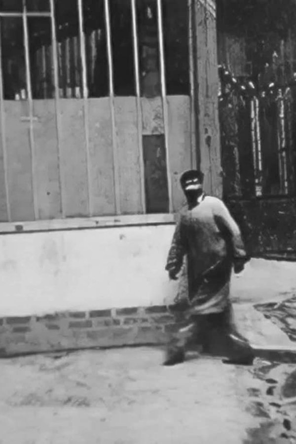 Man Walking Around A Corner