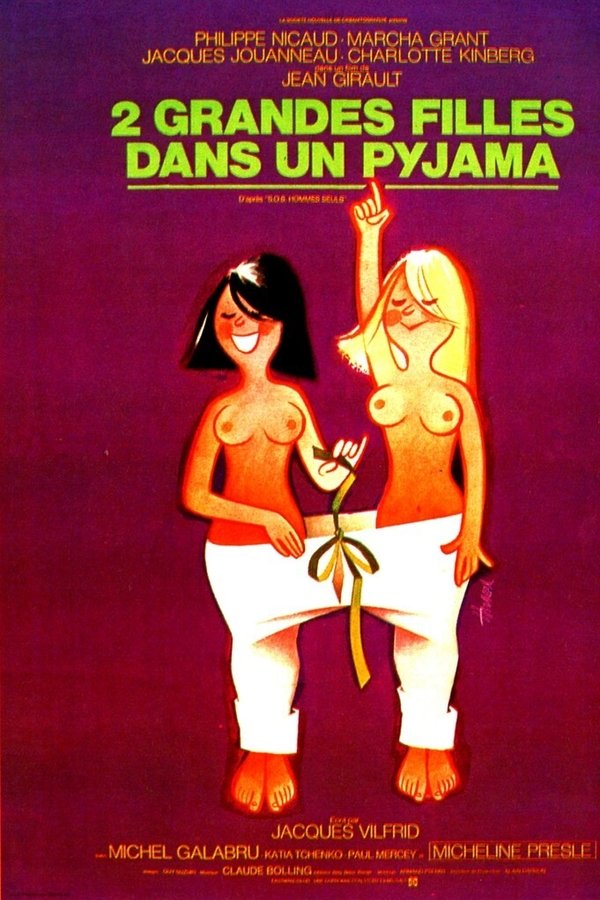 Deux Grandes Filles Dans Un Pyjama