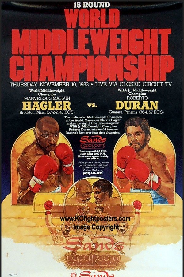 Marvin Hagler Vs Roberto Duran