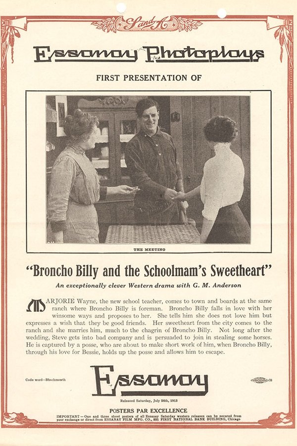 Broncho Billy And The Schoolmam's Sweetheart