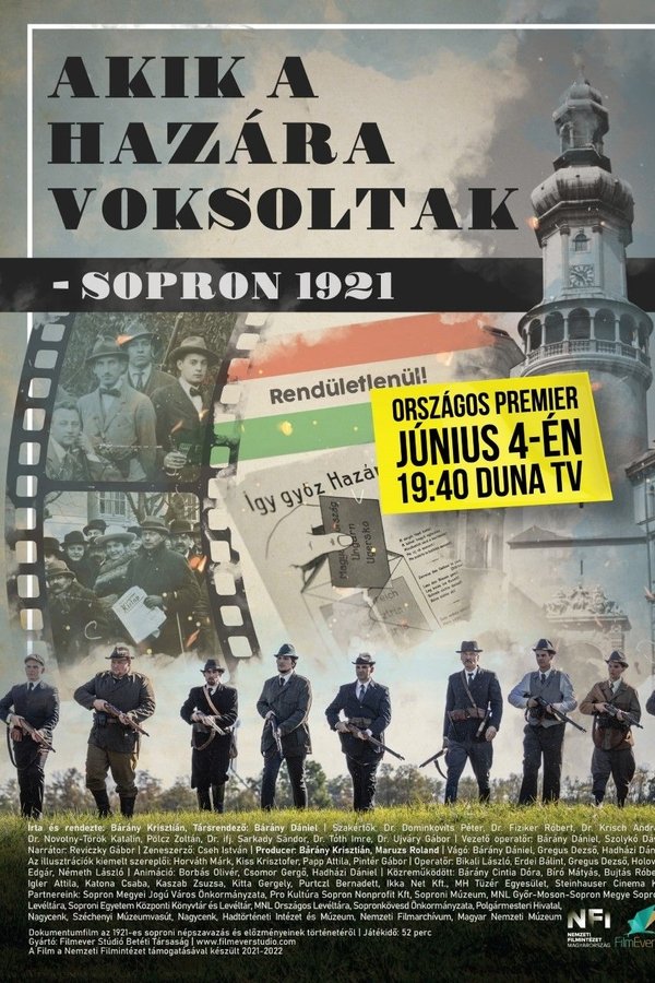Akik A Hazára Voksoltak - Sopron 1921