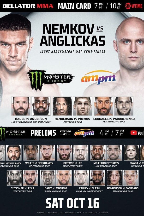 Bellator 268: Nemkov Vs. Anglickas