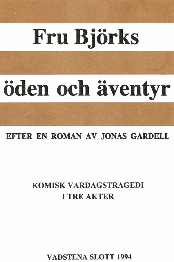Fru Björks öden Och äventyr