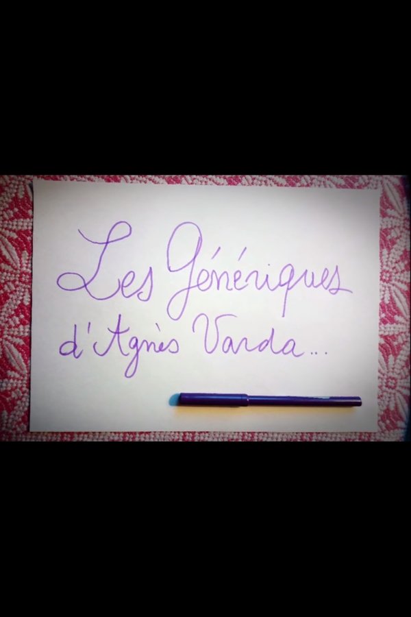 Les Génériques D'Agnès Varda