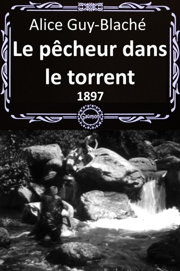 Le Pêcheur Dans Le Torrent