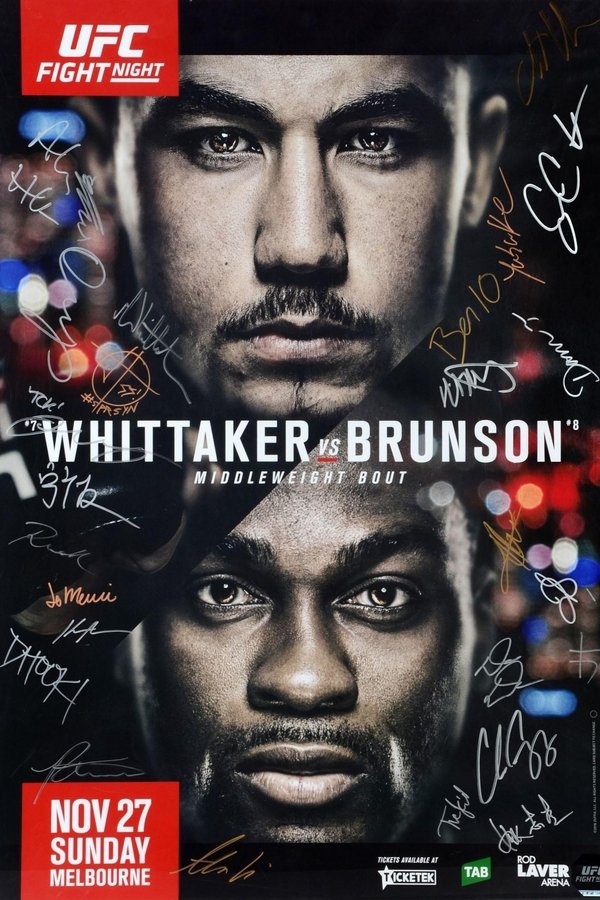 UFC Fight Night 101: Whittaker Vs. Brunson