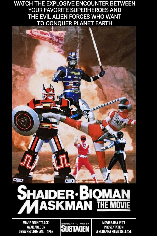 Shaider - Bioman - Maskman: The Movie