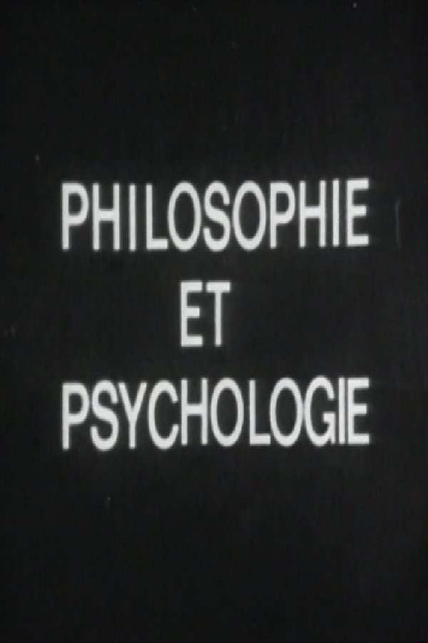Philosophie Et Psychologie