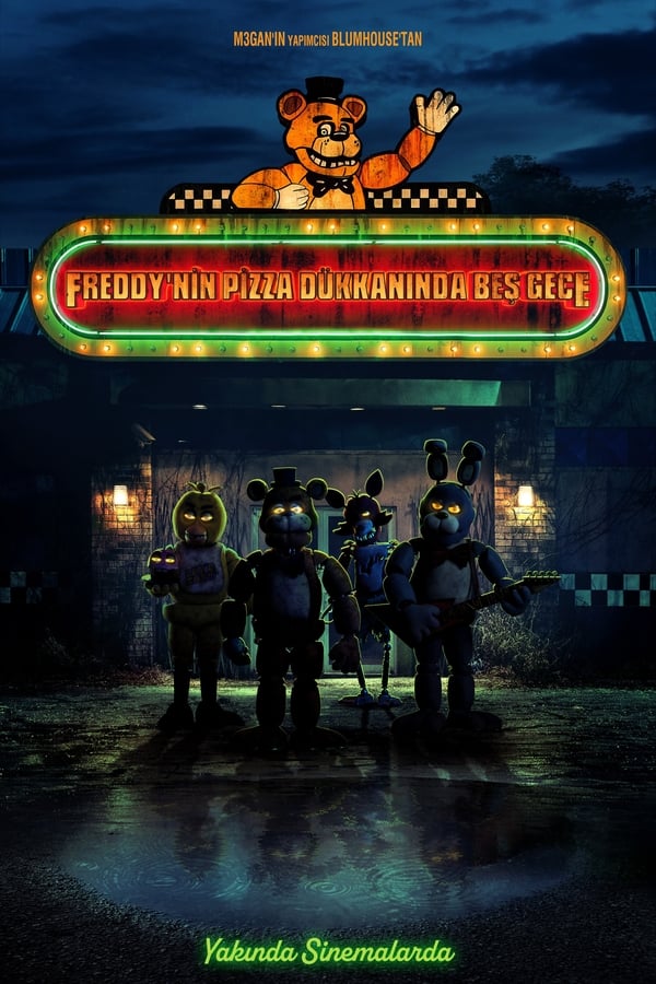 Freddy'nin Pizza Dkkannda Be Gece - Five Nights at Freddy's (2023) 1080p WEB-DL DUAL