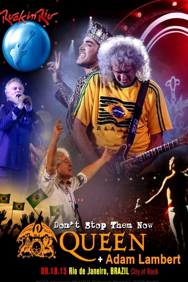 Queen And Adam Lambert: Rock In Rio 2015