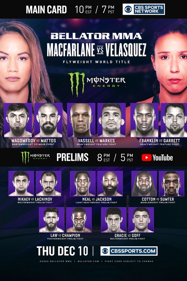 Bellator 254: Macfarlane Vs. Velasquez