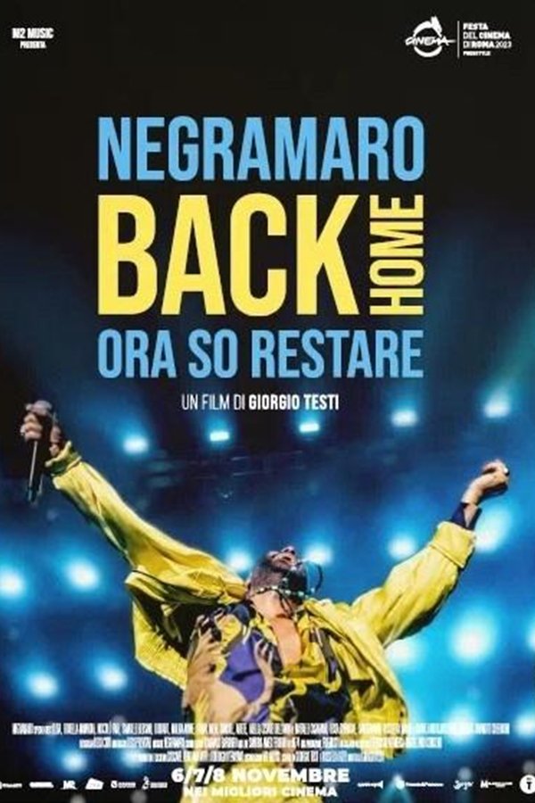 Negramaro Back Home - Ora so restare