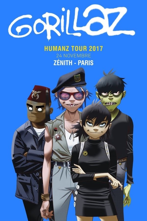 Gorillaz Au Zénith 2017