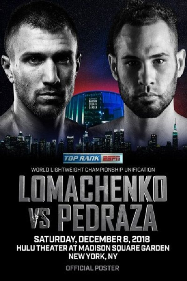 Vasyl Lomachenko Vs. Jose Pedraza