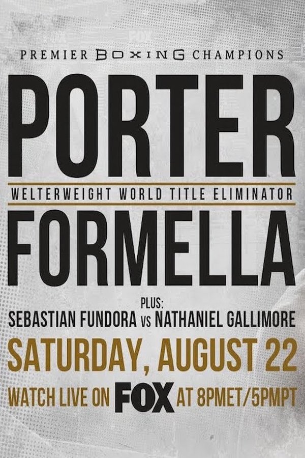 Shawn Porter Vs. Sebastian Formella