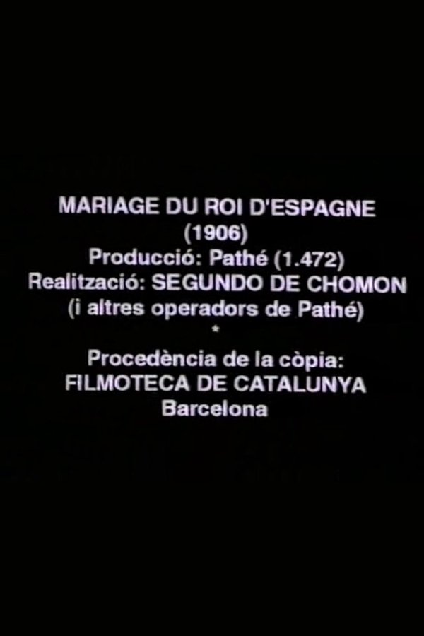 Marriage Du Roi D'espagne