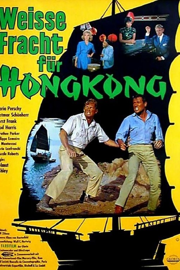 Weiße Fracht Für Hongkong