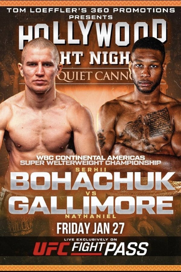 Serhii Bohachuk Vs. Nathaniel Gallimore