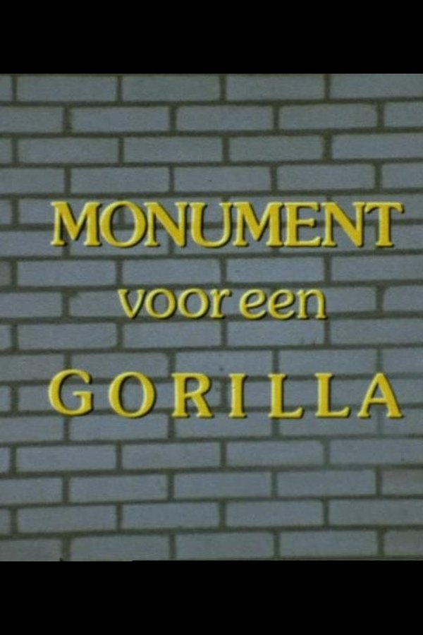 Een Monument Voor Een Gorilla