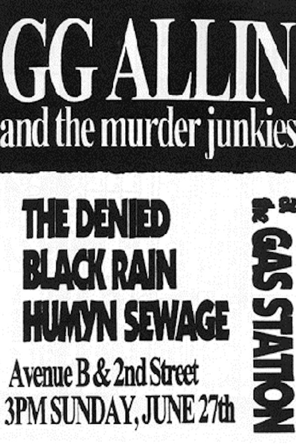 GG Allin: Live At The Gas Station