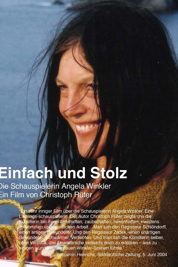 Einfach Und Stolz – Die Schauspielerin Angela Winkler