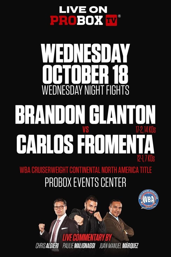 Brandon Glanton Vs. Carlos Fromenta