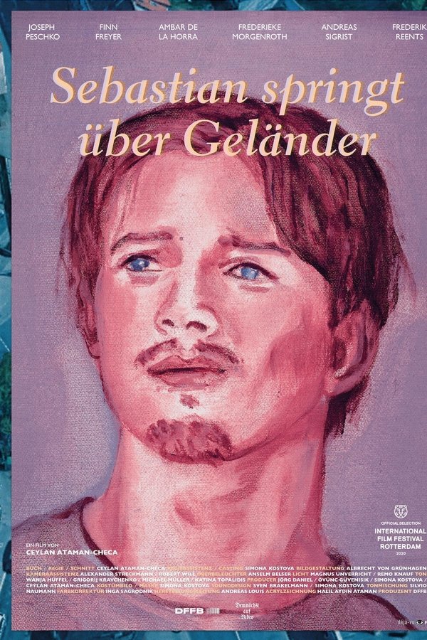 Sebastian Springt über Geländer