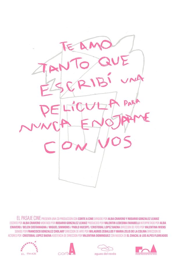 Te Amo Tanto Que Escribí Una Película Para Nunca Enojarme Con Vos