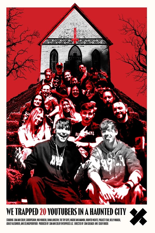 We Trapped 20 YouTubers In A Haunted City