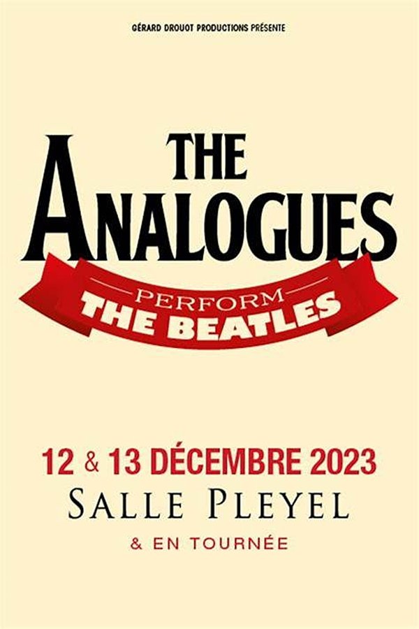 The Analogues "Hommage Aux Beatles" Salle Pleyel, Paris
