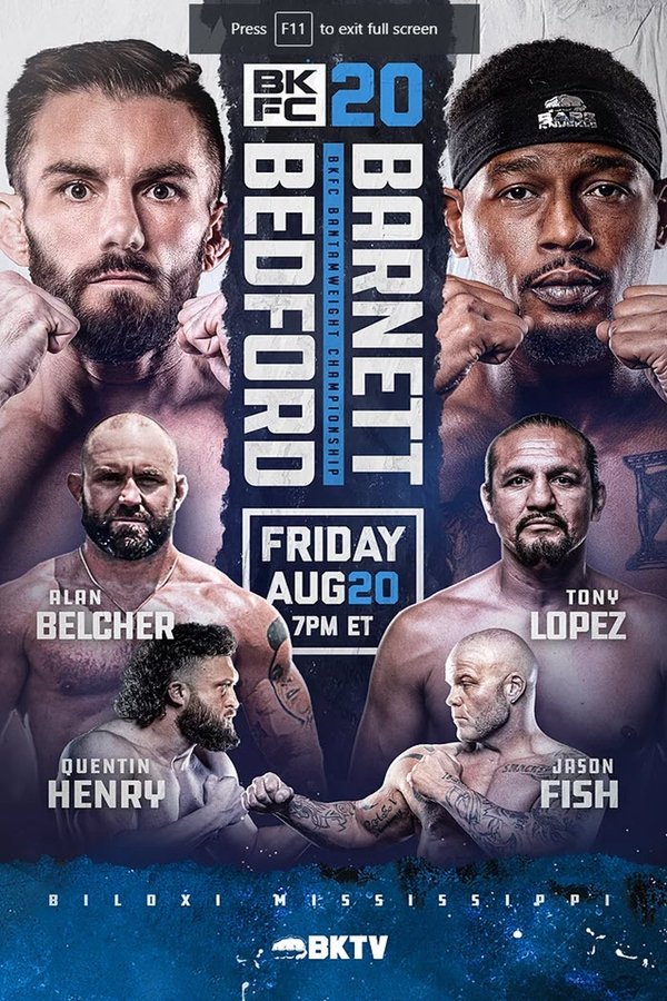BKFC 20: Bedford Vs. Barnett