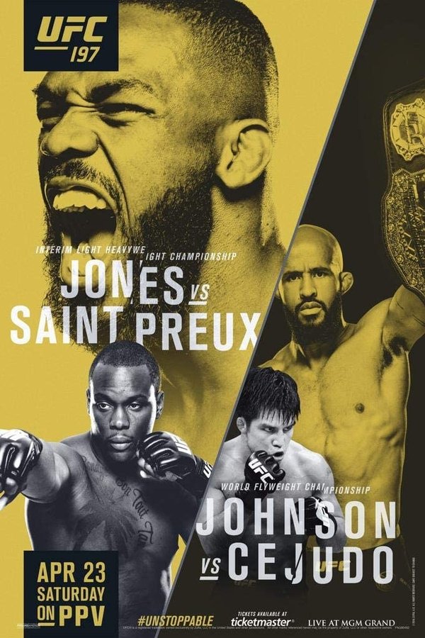 UFC 197: Jones Vs. Saint Preux