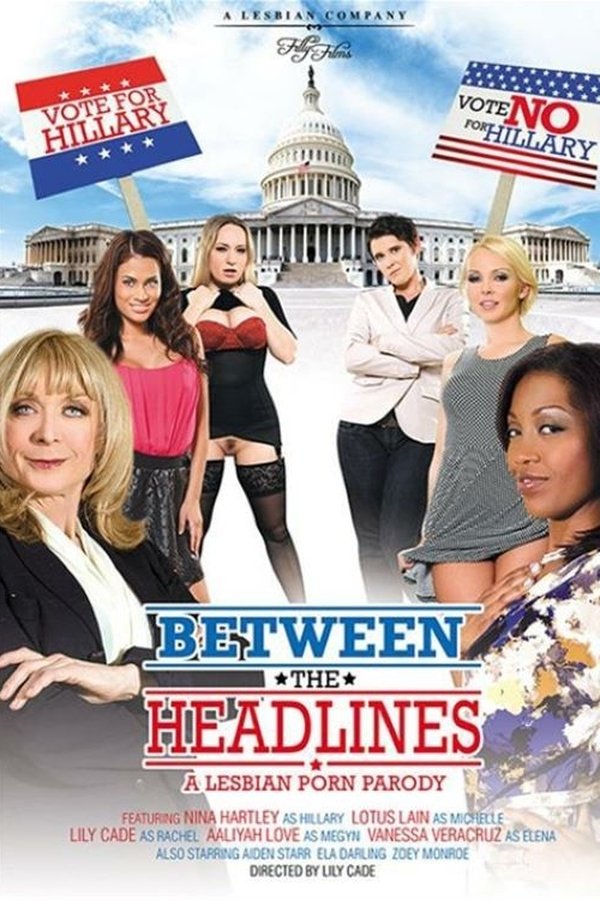 Between The Headlines: A Lesbian Porn Parody