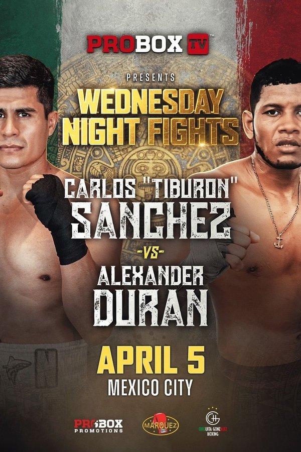 Carlos Sanchez Vs. Alexander Duran