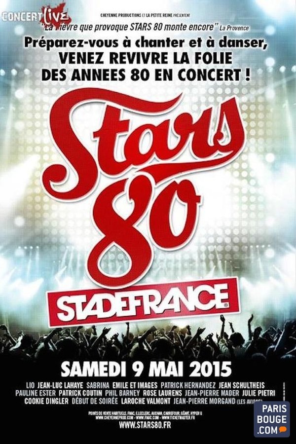 Stars 80, Le Concert Au Stade De France