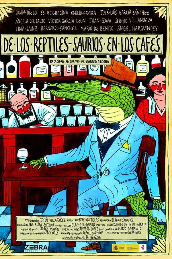 De Los Reptiles-saurios En Los Cafés