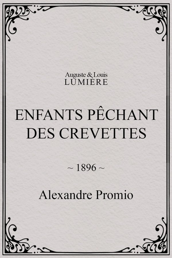Enfants Pêchant Des Crevettes