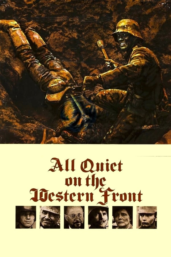 At the start of World War I, Paul Baumer is a young German patriot, eager to fight. Indoctrinated with propaganda at school, he and his friends eagerly sign up for the army soon after graduation. But when the horrors of war soon become too much to bear, and as his friends die or become gravely wounded, Paul questions the sanity of fighting over a few hundreds yards of war-torn countryside.