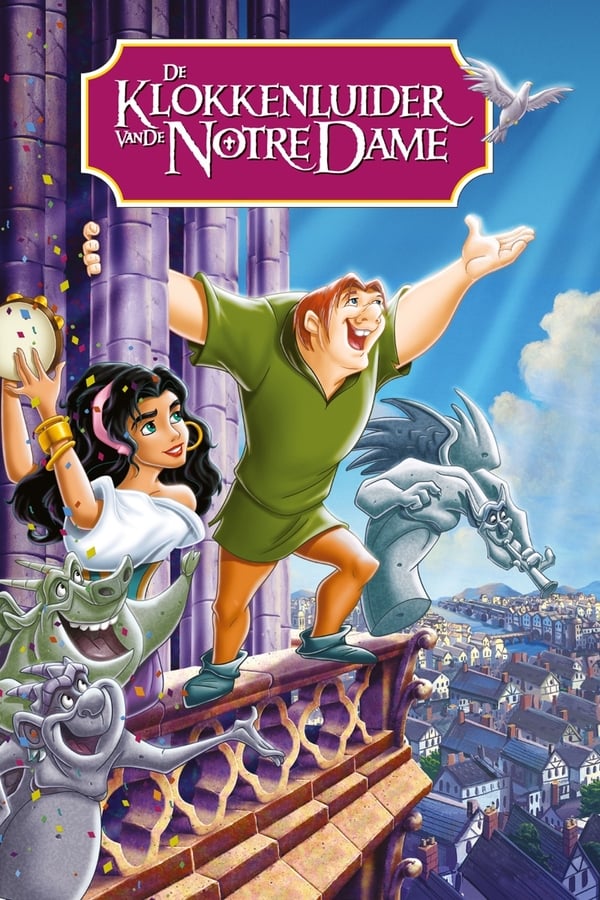De klokkenluider Quasimodo wordt in het middeleeuwse Parijs verliefd op de mooie Esmeralda, die haar toevlucht in de Notre Dame heeft gezocht.
