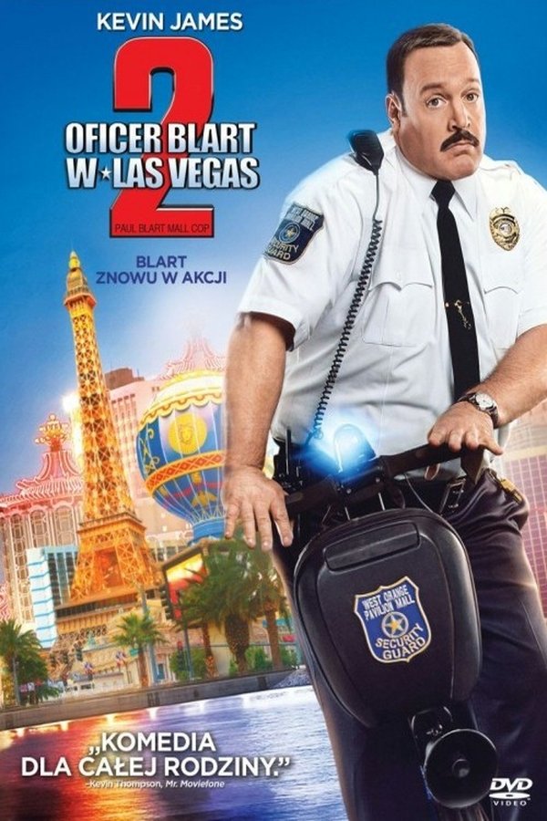 Niezdarny sklepowy ochroniarz Paul Blart (Kevin James), który w pierwszej części tego wielkiego przeboju komediowego wykazał się sprytem i odwagą równą bohaterom filmów sensacyjnych, zostaje wysłany do Las Vegas na kongres strażników. Towarzyszy mu znana z pierwszej części córka Maya (Raini Rodriguez). Podczas kongresu Blart staje się świadkiem napadu z bronią w ręku. Tylko on może powstrzymać przestępców. Niezdarność jest jego sprzymierzeńcem.
