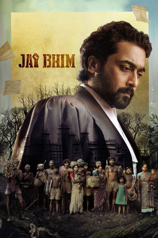 Jai Bhim (2021) Hindi Tamil Movie Poster - CineFreak
