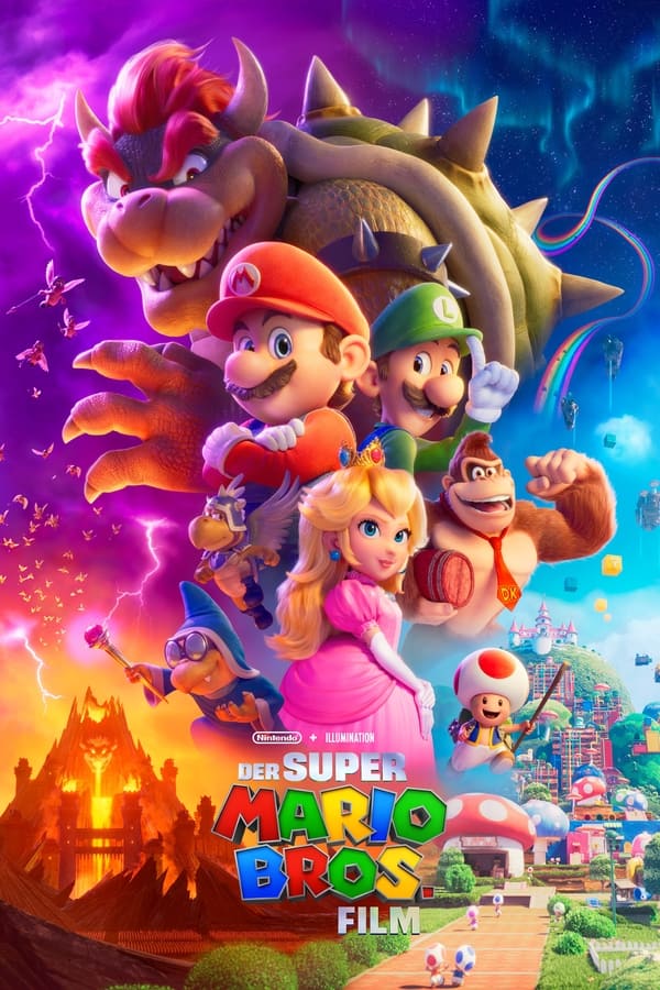 Der Klempner Mario und sein Bruder Luigi werden in eine mysteriöse Röhre gezogen und landen im magischen Königreich der Pilze. Das Land wird von Prinzessin Peach regiert, aber der fiese König Bowser bedroht mit seiner Koopa-Armee das Königreich und will es zerstören. Als er von Luigi getrennt wird, muss Mario zusammen mit dem etwas tollpatschigen Pilz Toad nicht nur den Kampf gegen Bowser antreten, sondern auch seinen verschwundenen Bruder wiederfinden.