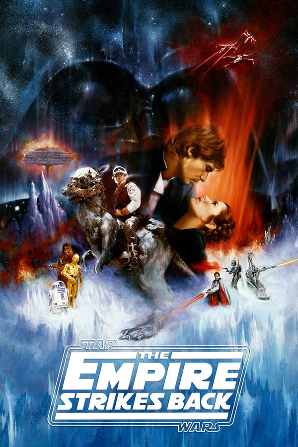 The epic saga continues as Luke Skywalker, in hopes of defeating the evil Galactic Empire, learns the ways of the Jedi from aging master Yoda. But Darth Vader is more determined than ever to capture Luke. Meanwhile, rebel leader Princess Leia, cocky Han Solo, Chewbacca, and droids C-3PO and R2-D2 are thrown into various stages of capture, betrayal and despair.