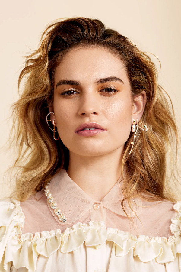Lily James's headshot