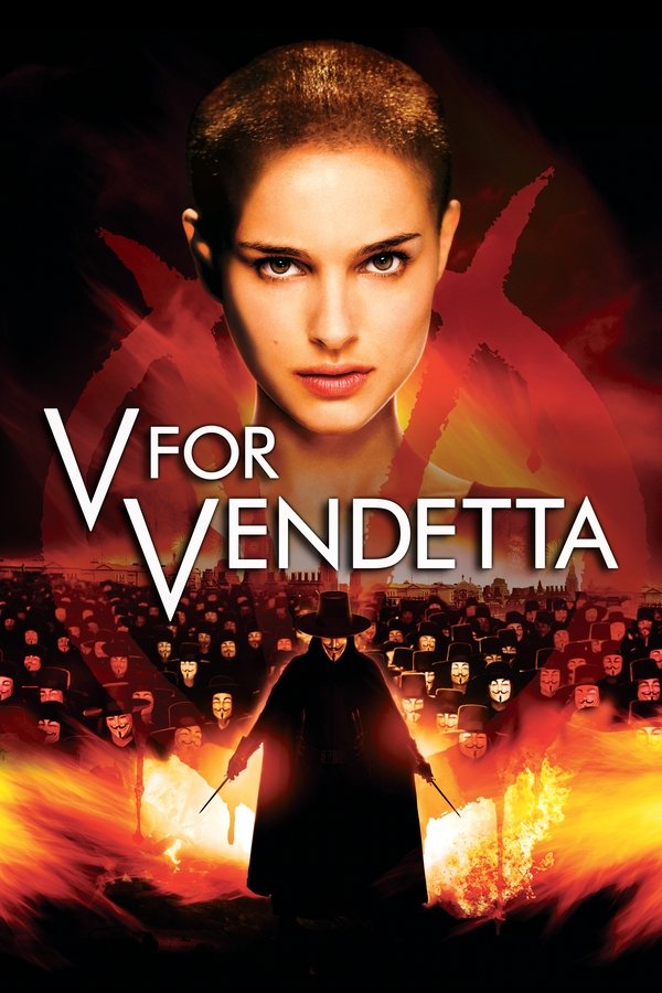 In a world in which Great Britain has become a fascist state, a masked vigilante known only as “V” conducts guerrilla warfare against the oppressive British government. When V rescues a young woman from the secret police, he finds in her an ally with whom he can continue his fight to free the people of Britain.