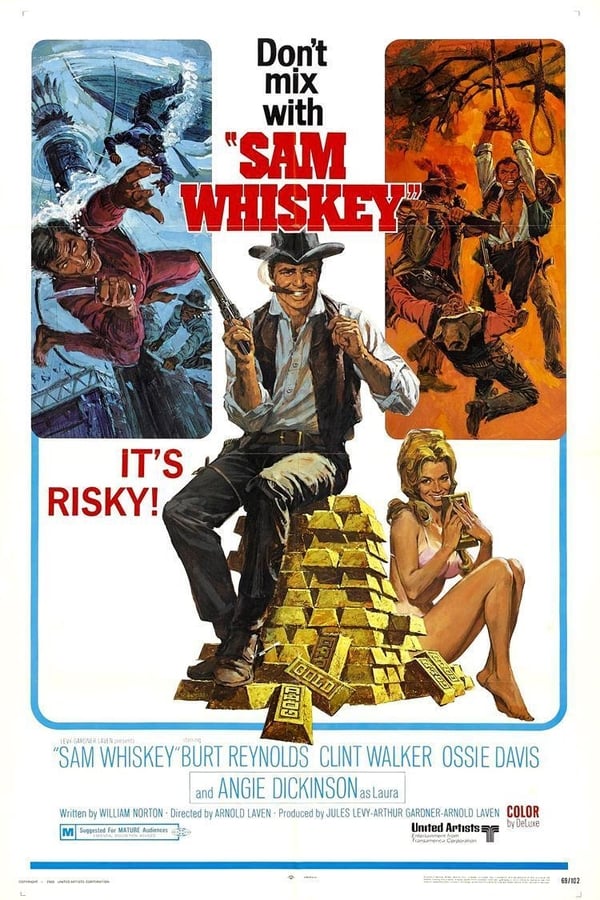 Sam Whiskey is an all-round talent, but when the attractive widow Laura offers him a job, he hesitates: he shall salvage gold bars, which Laura's dead husband stole recently, from a sunken ship and secretly bring them back to the mint before they are missed. But how shall he manage to get several hundred pounds of gold into the mint without anyone noticing?