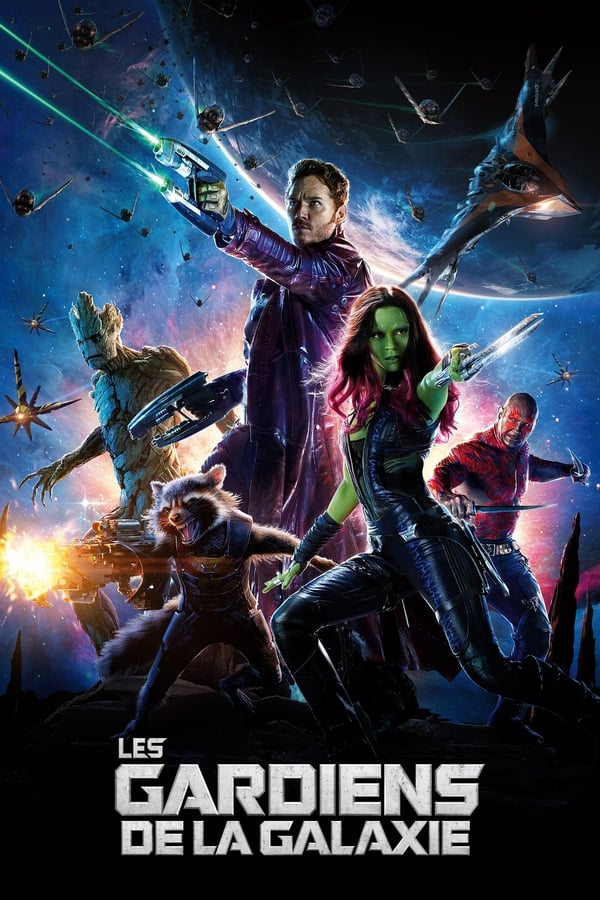 Peter Quill est un aventurier traqué par tous les chasseurs de primes pour avoir volé un mystérieux globe convoité par le puissant Ronan, dont les agissements menacent l’univers tout entier. Lorsqu’il découvre le véritable pouvoir de ce globe et la menace qui pèse sur la galaxie, il conclut une alliance fragile avec quatre aliens disparates : Rocket, un raton laveur fin tireur, Groot, un humanoïde semblable à un arbre, l’énigmatique et mortelle Gamora, et Drax le Destructeur, qui ne rêve que de vengeance. En les ralliant à sa cause, il les convainc de livrer un ultime combat aussi désespéré soit‐il pour sauver ce qui peut encore l’être…