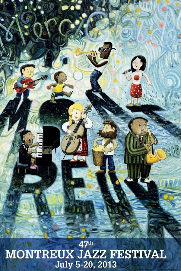 Avishai Cohen Quartet - Montreux Jazz Festival 2013 poster