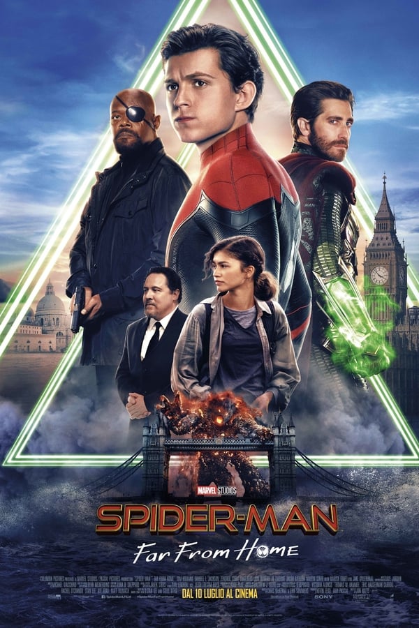 Peter Parker ritorna in Spider-Man: Far From Home, il secondo capitolo della serie di Spider-Man: Homecoming! Il nostro amichevole Spider-Man di quartiere decide di partire per una vacanza in Europa con i suoi migliori amici. I propositi di Peter di non indossare i panni del supereroe per alcune settimane vengono meno quando decide, a malincuore, di aiutare Nick Fury a svelare il mistero degli attacchi di creature elementali che stanno creando scompiglio in tutto il continente.  Parte delle riprese sono state realizzate a Venezia tra settembre e ottobre 2018.